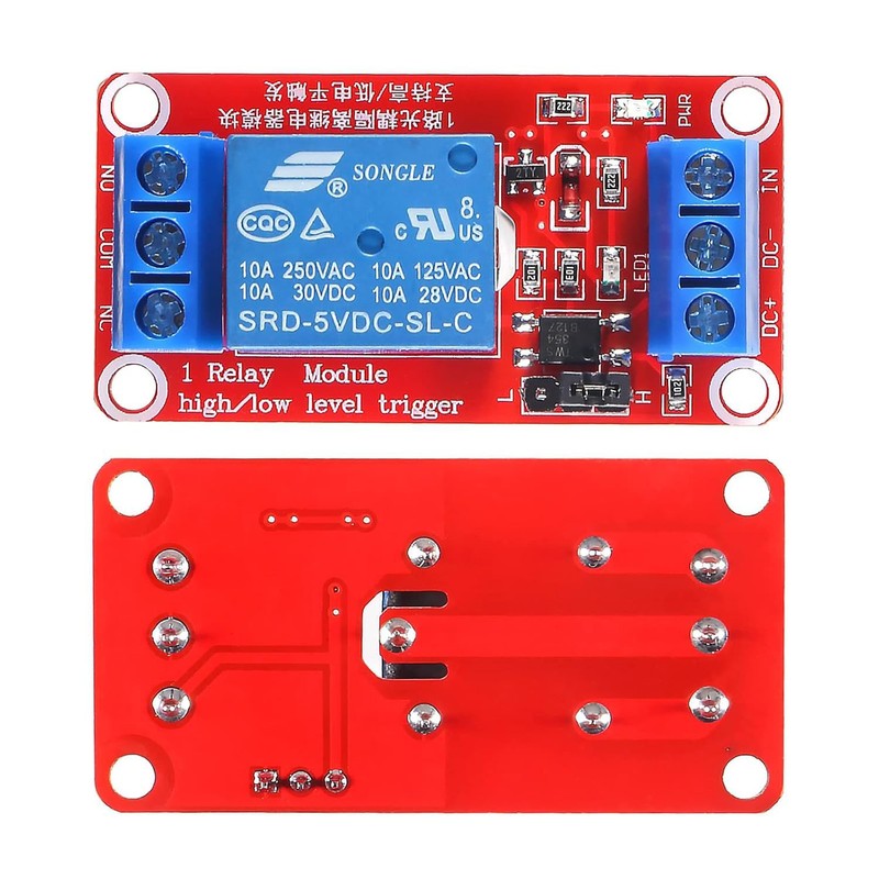 RUNCCI-YUN Pack of 5 One Channel Relay Module 5 V,