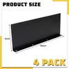 Powrocket 4 Pack Aluminum Gutter Valley Splash Guard,Keep Water from