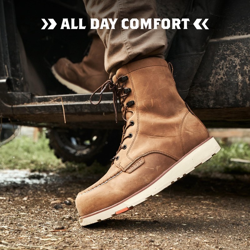 BRUNT Marin (Soft Toe) - Men’s Size 10, Brown -