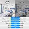 Peasur 11.4×0.66Inch LED Ceiling Light Flush Mount Fixtures - 24W