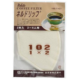 Neldrip Coffee Filter, 2-Pack, 102, For 2 to 4 People