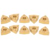 10Pcs CNC Lathe Turning Insert Indexable Solid Carbide Blade Cutting