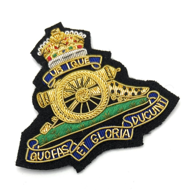 Uniform Store London Badge Royal Artillery Blazer Badge Gold &