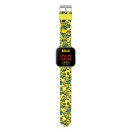Accutime Kids Minions Yellow Strap LED Digital Watch DMF4106