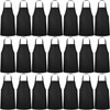 24 Pack Bib Aprons, Unisex Apron No Pocket Bulk Machine
