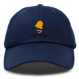 DALIX Bell Embroidered Cap Cotton Baseball Hat Nautical Womens in Navy Blue