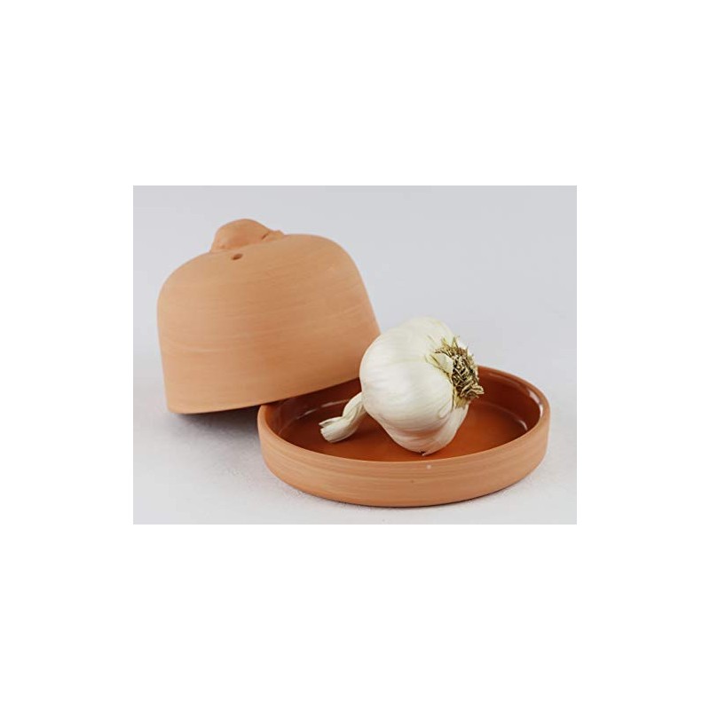 Eurita by Reston Lloyd Terra Cotta Garlic Roaster, Natural