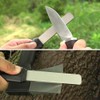 SHARPAL 121N Dual-Grit Diamond Sharpening Stone File Garden Tool Knife