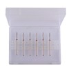 MZCMSL Juego de brocas para cutículas de llama con funda,