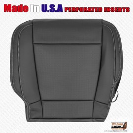 US Auto Nation 832-790-4949 2017 - 2022 Ford F250 F350 Lariat Driver Bottom Perforated Leather Cover Black