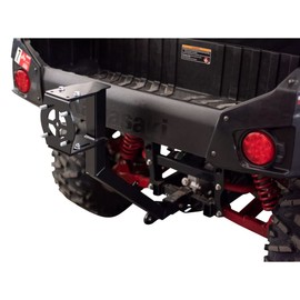 Tusk Hitch Mounted Spare Tire Carrier Compatible with Kawasaki Teryx4 800 2014-2025
