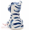 Tiger collectible Gzhel Porcelain Figurine Symbol 2022 Year Гжель