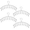 Skroad 4 Pack Stainless Steel Laundry Drying Rack Clothes Hanger