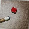Kisangel 6pcs Billiard Cue Tip Shaper Durable Plastic Burnisher File