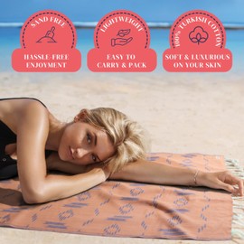 Travel Towel Fast Drying Lightweight (69 inch x 37 inch) - Travel Beach Towel - Compact Travel Beach Towel - Beach Towel for Travel