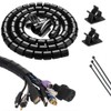 Cable Bundle, Wiring, Hidden Large Direct Electrical Cord Cover, Organization