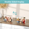 HIIMIEI Acrylic Picture Frame, 10 x 15 cm, Magnetic Double-Sided