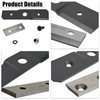 Shredder Chipper Blade Kit 781-0490 742-0571 for Craftsman Troy-Bilt MTD