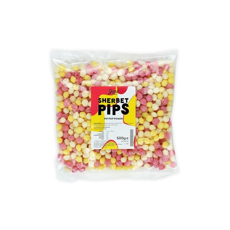 Just Treats Sherbet Pips (500g Share Bag)