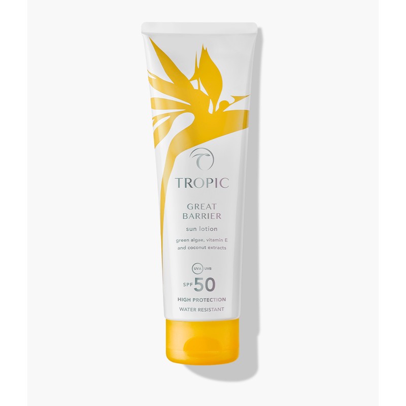Tropic Skincare Ltd. GREAT BARRIER sun lotion, SPF 50 -