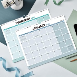 Calendar 2025 UK- 2025 Calendar from Jan. 2025 to Dec. 2025, 2025 Calendar Month to View with Julian Dates, Perfect for Planning and Organizing Your Home and Office