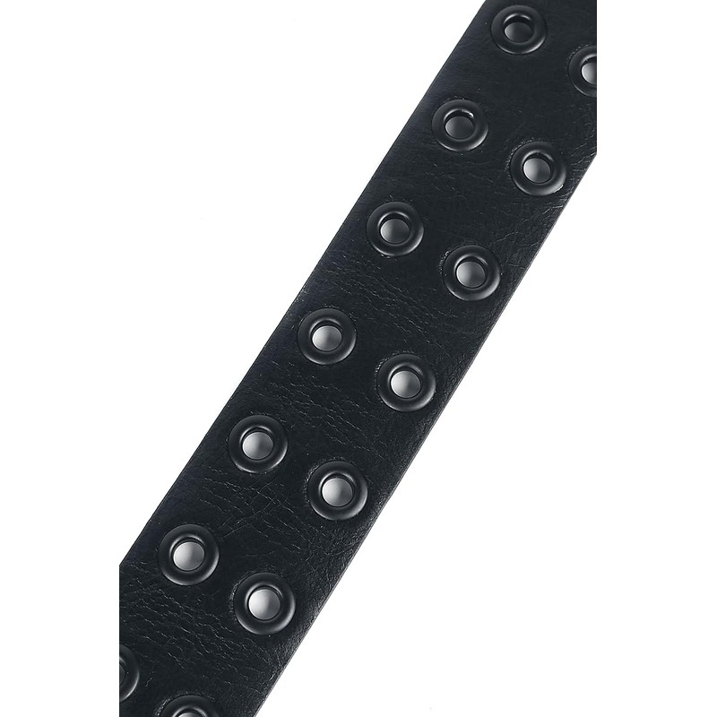 Black Premium by EMP Unisex Black Belt with Rivets, black