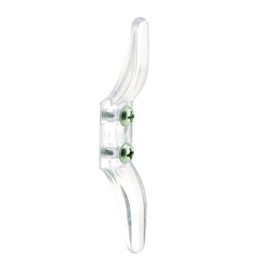 Prime-Line S 4623 Drapery/Blind Cord Safety Cleat, Clear,(Pack of 4)