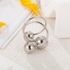 Winssigma Adjustable Chunky Rings for Women, Bold Thick Rings Statement