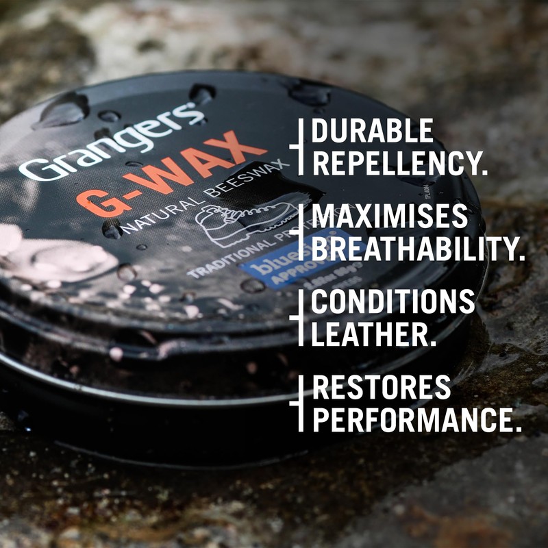 Grangers G-Wax | 80g | Traditional Wax Nourishes and Waterproofs