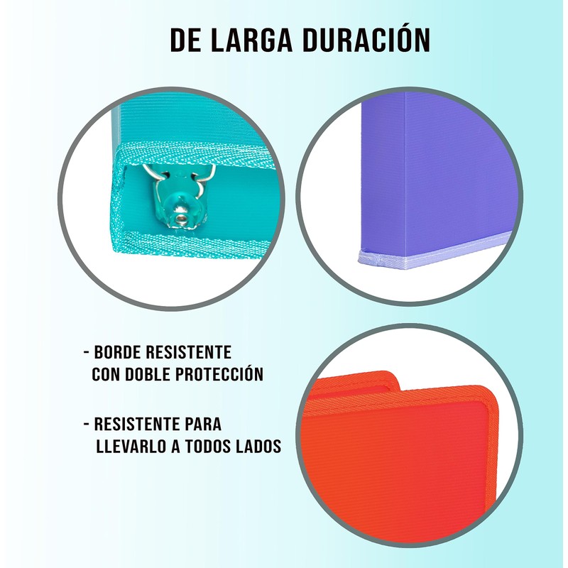 4 Ring Plastic Ring Binder with 80 Spare Sheets and