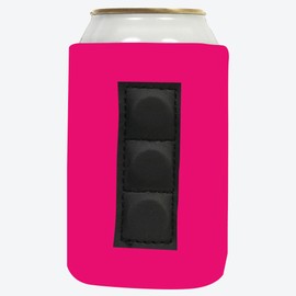 QualityPerfection Magnetic Can Cooler Sleeves (3 Magnets) Strong, Reliable Magnetic Holder 4mm Neoprene Thickness 12 oz heavy-duty magnets vs 2 Magnets Industry Standard (Hot Pink)
