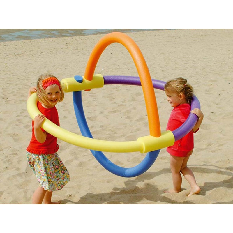 Connector Sleeve Connector for Swimming Noodle 6 Hole Connector Yellow