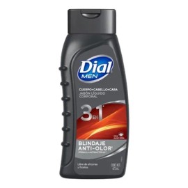 Jabón Líquido Corporal Dial Anti-olor para Caballero 473ml