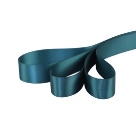 ABCD IDECOR 1'' Wide Double Face Satin Ribbon 25 Yards (347-Teal, Set for Gift Wrapping, Party Decor, Sewing Applications, Wedding and Craft