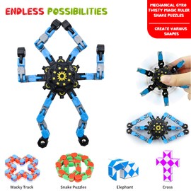 Fidget Toys Set, Stress Anxiety Relief Toy for Children and Adults, Anxiety Relief Finger Toys, Anti-Stress, Autism and ADHD, Sensory Toy Set for Children, Birthday Party, Pack of 50