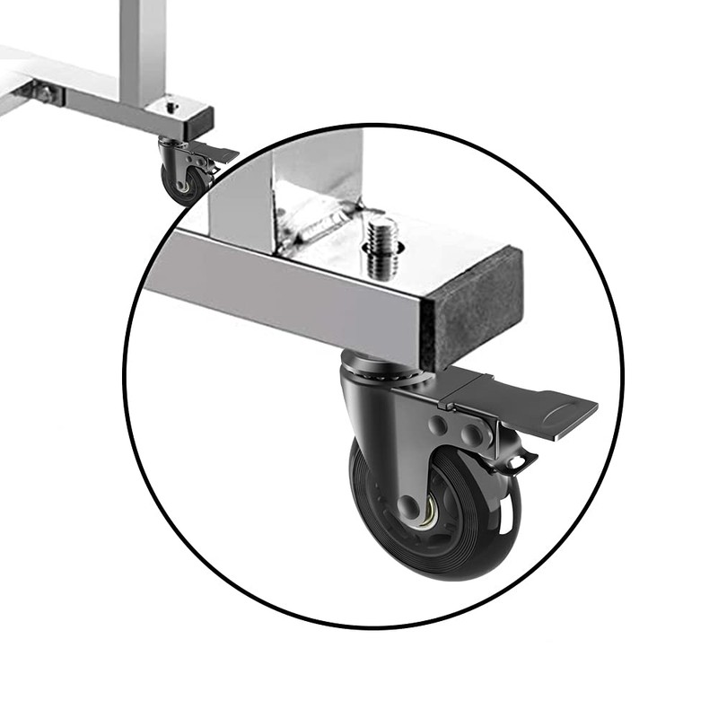 3" Swivel Stem Caster wheels Set of 4 (2 Castors