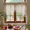 AiDamai Swag Curtain with Star Trim Arched Doorway Curtain 1PC