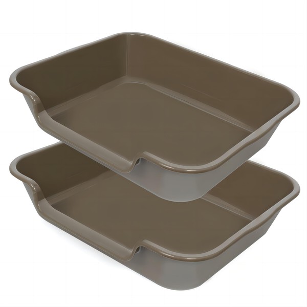 Ying Tutu 2 Pack of Extra Large Cat Litter Box