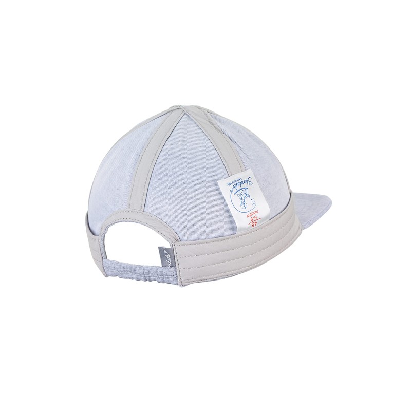 Sterntaler Unisex Children's Baseball Cap Fleece Dino Children's Hat, silver