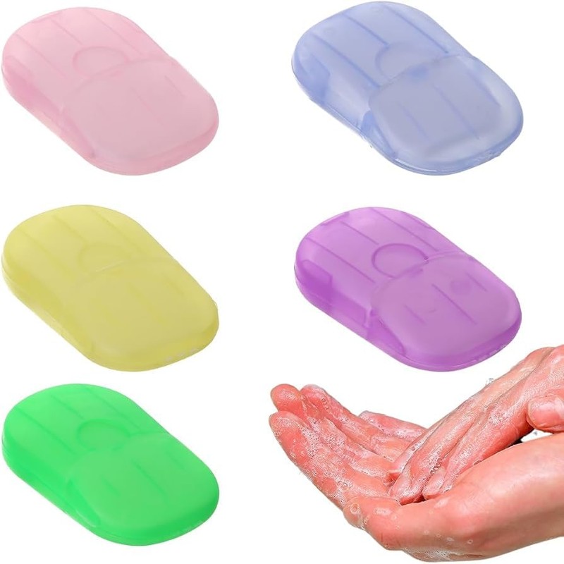 10 PK Hygienic HAND TRAVEL SOAP SHEETS -200 Foaming Sheets,