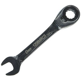 Williams 1208MRCS 12 Point 8mm Stubby Reversible Ratcheting Combination Wrench High Polish