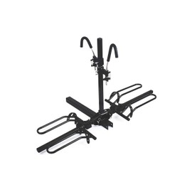 MAXXHAUL MaxxHaul 50027 Hitch Mount Bike Rack Platform - Style 2-Bike Rack for Cars Trucks SUVs Minivans with Hitch Tightener, Great For E-bikes With Standard Width Tires