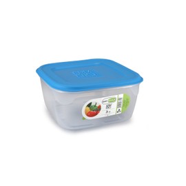GIO'STYLE Contenitore Ermetico per Alimenti - 3L - Made in Italy - Quadrato - Adatto a Frigorifero, Freezer, Microonde - Linea Ermetici