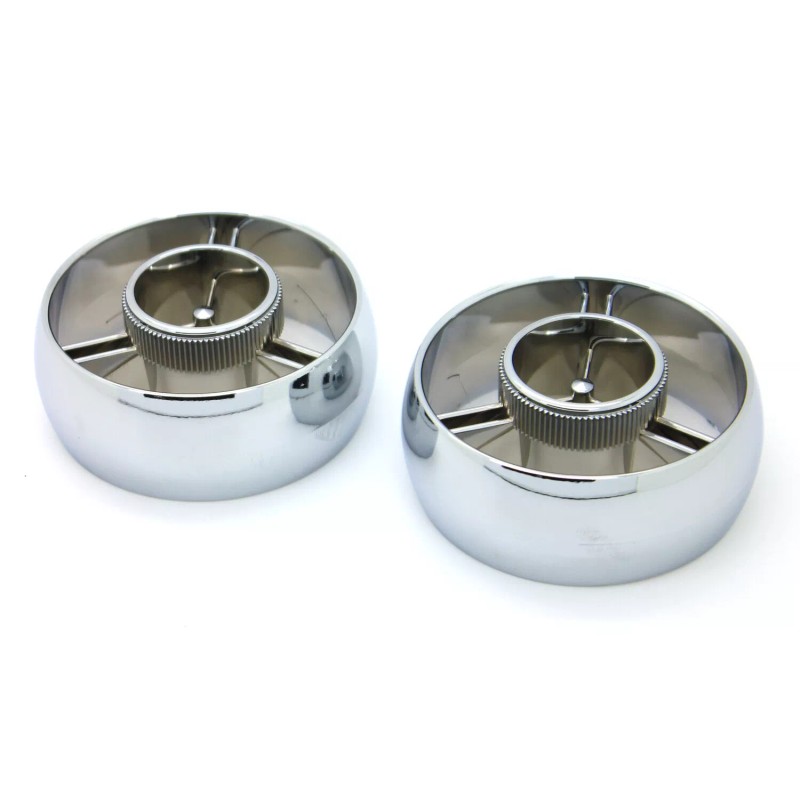 PRP NEW 70-73 Datsun 240Z Chrome Side Dash Vents PAIR