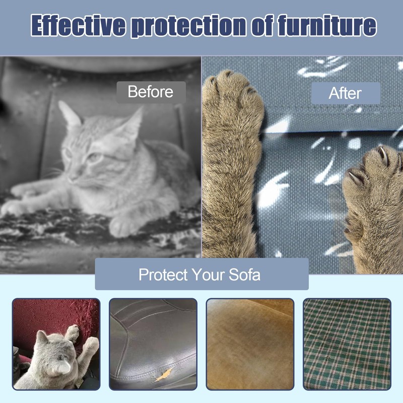 Heavy Duty Plastic Armchair Recliner Cover Pets Clear Cat Scratching