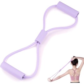 WADY Ligas de Resistencia Profesionales 25 lbs,Bandas Elásticas en Forma de 8 para Ejercicio, Fisioterapia y Pilates - Kit Completo para Gym, Fitness en Casa y Rehabilitación