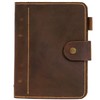 Turbosnail Leather A5 binder planner, Refillable leather journal, Leather notebook,