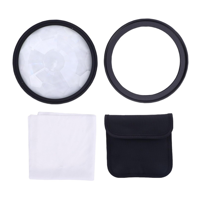 58MM Kaleidoscope Filter, Camera Lens Effect Filters with 52MM 58MM