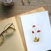DIY Handmade Homemade Ins Bookmark Transparent Dried Flower Bookmarks