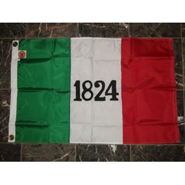 Moon Knives 2x3 Embroidered Sewn Texas Alamo 1824 300D Nylon Flag 2x3 Clips - Party Decorations Supplies For Parades - Prime Outside, Garden, Men Cave Decor Flag